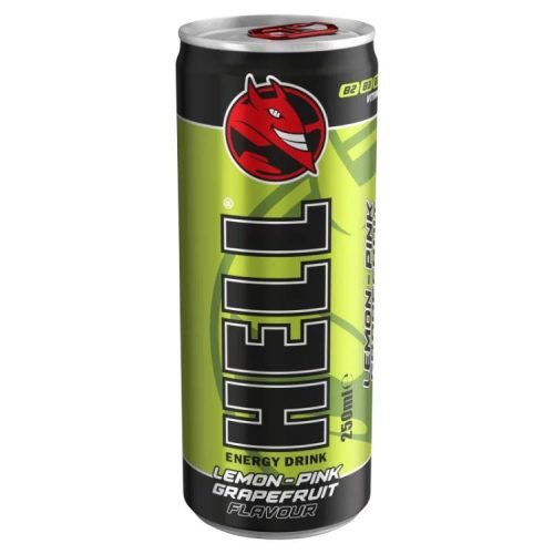 HELL ENERGIAITAL LEMON PINK GRAPEFRUIT DRS 250ML