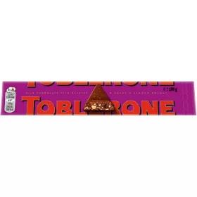 TOBLERONE CSOKOLÁDÉ MAZSOLÁS-MOGYORÓS 100G