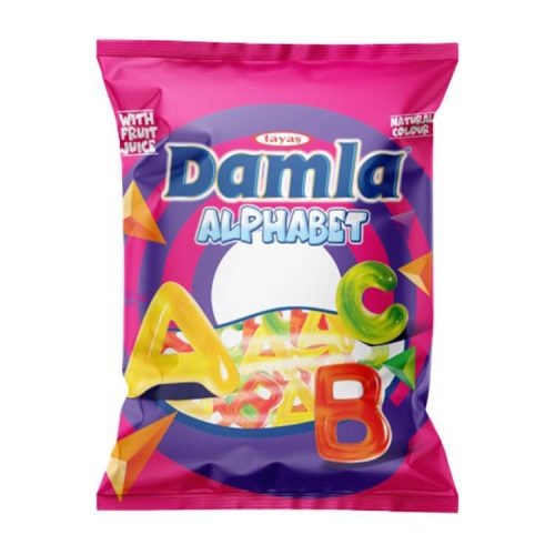 DAMLA ALPHABET GUMICUKOR VEGYES GYÜMÖLCS 80G