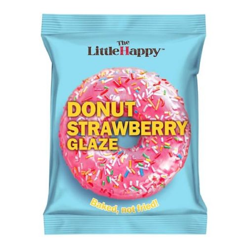 DONUT STRAWBERRY GLAZE FÁNK EPRES BEVONATTAL 50G