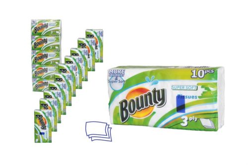 BOUNTY PAPÍR ZSEBKENDŐ 10X10DB