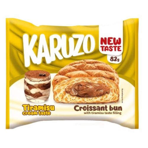 KARUZO CROISSANT BUN TIRAMISU 82G