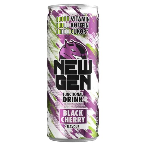 HELL NEW GEN ENERGIAITAL BLACK CHERRY DRS 250ML