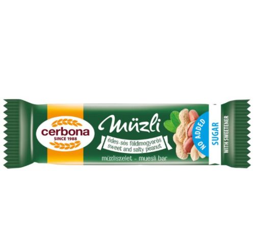 CERBONA MÜZLISZELET ÉDES-SÓS FÖLDIMOGYORÓS 20G