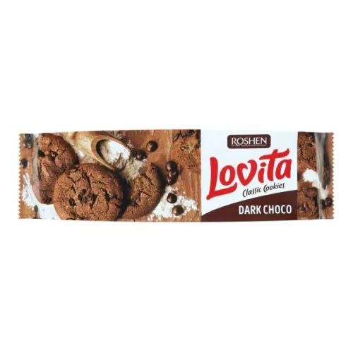 LOVITA CLASSIC COOKIES KAKAÓS TEASÜTEMÉNY KAKAÓS DARABKÁKKAL 150G