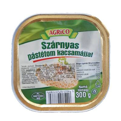 AGRICO SZÁRNYAS PÁSTÉTOM KACSAMÁJJAL 300G