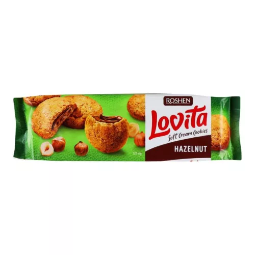 LOVITA SOFT CREAM COOKIES TEASÜTEMÉNY MOGYORÓKRÉMES 127G