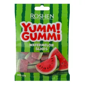 YUMMI GUMMI GUMICUKOR WATERMELON SLICES 70G