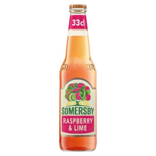 SOMERSBY CIDER MÁLNA-LIME ÜVEGES 4,5% DRS 330ML