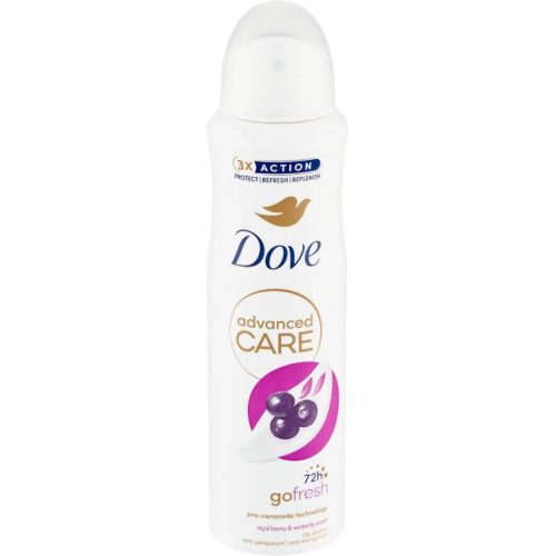DOVE GO FRESH DEO SPRAY ACAI BOGYÓ ÉS VÍZILILIOM 150ML