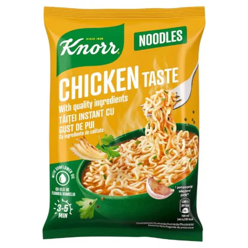 KNORR SNACKY INSTANT TÉSZTA CSIRKÉS 61G