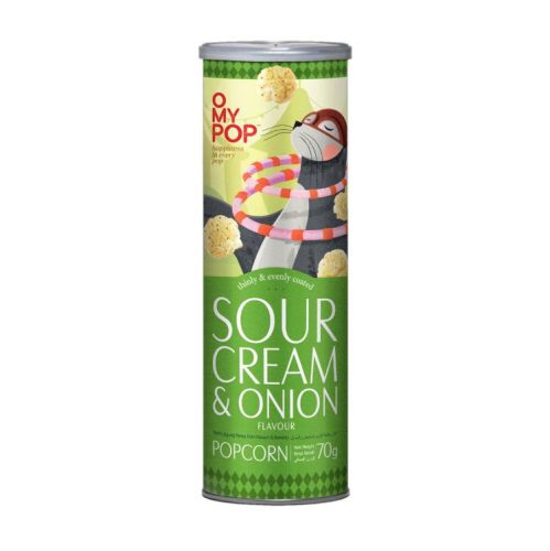 OMYPOP POPCORN TEJFÖLÖS-HAGYMÁS 70G