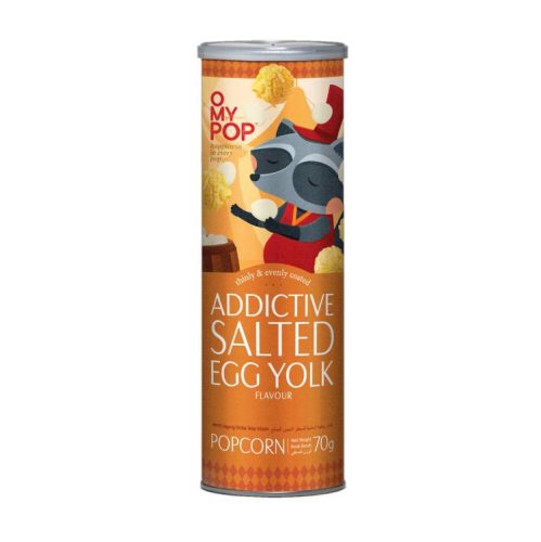 OMYPOP POPCORN SÓZOTT TOJÁSSÁRGÁS 70G
