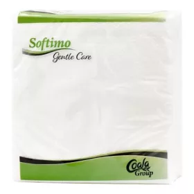 SOFTIMO GENTLE CARE SZALVÉTA FEHÉR 34X34CM 1RÉTEGŰ 45DB