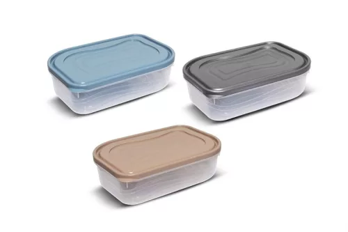 TRENDY ÉTELES DOBOZ LAPOS 650ML B234-1 1DB