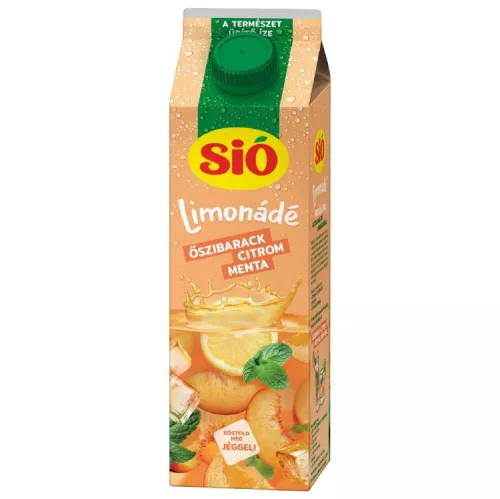 SIÓ LIMONÁDÉ ŐSZIBARACK-CITROM-MENTA 6% 1L