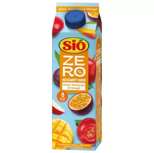 SIÓ GYÜMÜLCSITAL ZERO ALMA-MARACUJA-MANGÓ 15% 1L
