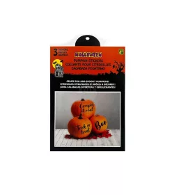 (HALL)HALLOWEEN TÖK MATRICA 3DB-OS 14,7X21CM 141900040 1CS