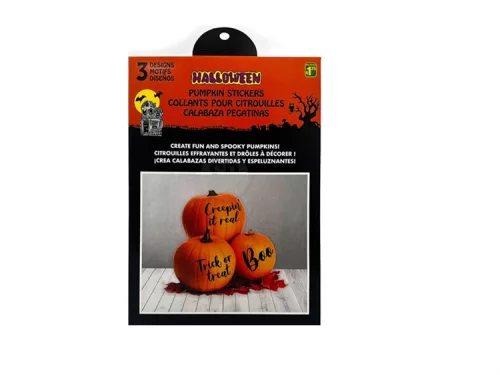 (HALL)HALLOWEEN TÖK MATRICA 3DB-OS 14,7X21CM 141900040 1CS