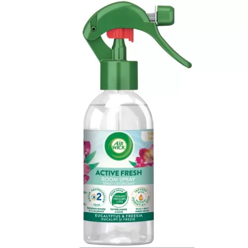 AIRWICK ACTIVE FRESH LÉGFRISSÍTŐ SPRAY EUKALIPTUSZ&FRÉZIA 237ML