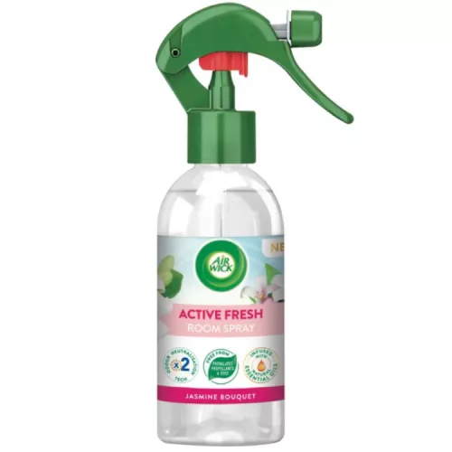 AIRWICK ACTIVE FRESH LÉGFRISSÍTŐ SPRAY FRISS HARMAT&FEHÉR JÁZMIN 237ML