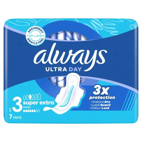 ALWAYS ULTRADAY EGÉSZSÉGÜGYI BETÉT SUPER EXTRA 7DB