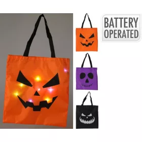(HALL) HALLOWEEN TÁSKA LED-ES AAO902010 1DB