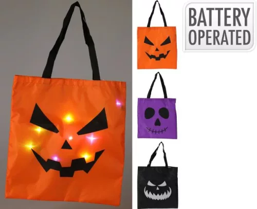 (HALL) HALLOWEEN TÁSKA LED-ES AAO902010 1DB