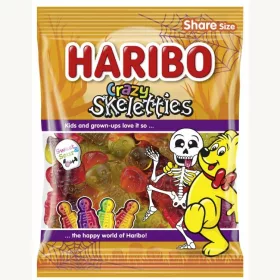 (HALL) HARIBO GUMICUKOR CRAZY SKELETTIS 160G