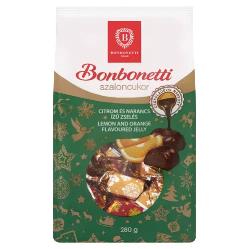 (KAR)BONBONETTI SZALONCUKOR ZSELÉS CITROM-NARANCS 280G