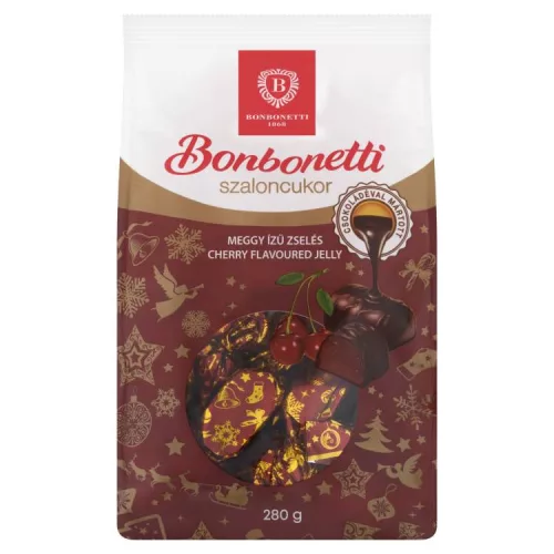 (KAR)BONBONETTI SZALONCUKOR ZSELÉS MEGGY 280G