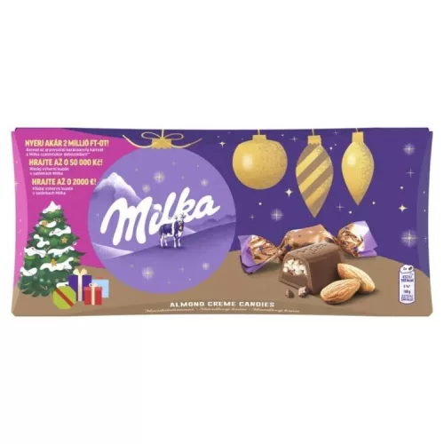 (KAR) MILKA SZALONCUKOR MANDULAKRÉMES 255G