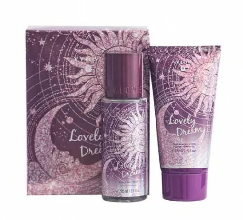 AJÁNDÉK SZETT LOVELY DREAM TESTÁPOLÓ+TESTPERMET NŐI 1CS