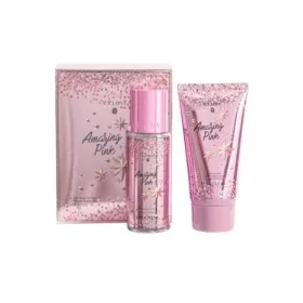 AJÁNDÉK SZETT AMAZING PINK TESTÁPOLÓ+TESTPERMET NŐI 1CS