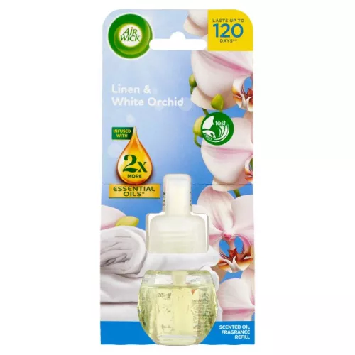AIRWICK ELEKTROMOS LÉGFRISSÍTŐ UT.PAMUT-FEHÉR ORCHIDEA 19ML