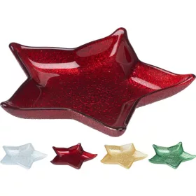   (KAR) KARÁCSONYI TÁNYÉR ÜVEG FENYŐFA ALAKÚ 15CM 44300690 1DB