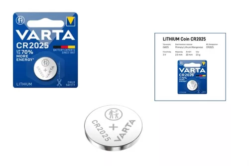 VARTA GOMBELEM LÍTIUM CR2025 1DB