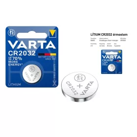 VARTA GOMBELEM LÍTIUM CR2032 1DB