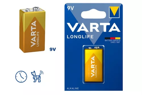 VARTA LONGLIFE ELEM ALKÁLI 9V 1DB