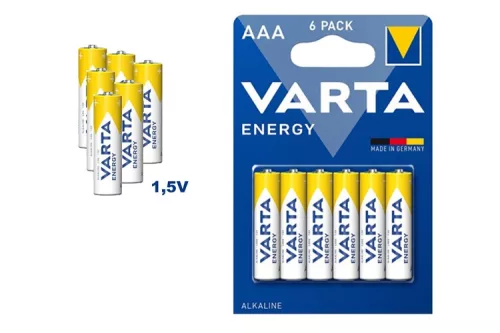 VARTA ENERGY ELEM MIKRO ALKÁLI AAA 6DB