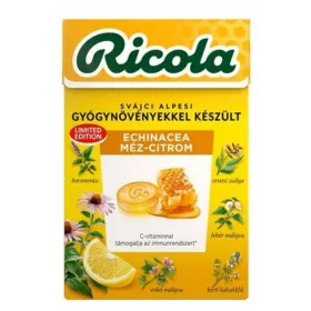 RICOLA CUKORKA ECHINACEA-MÉZ 40G