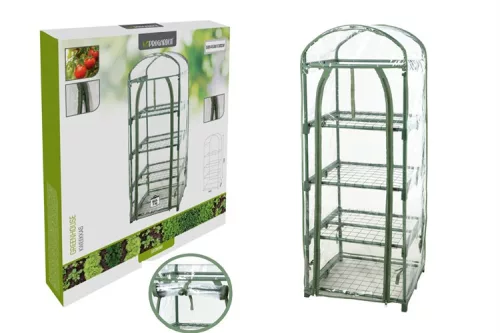 GREENHOUSE MELEGHÁZ 4SZINTES 50X45XH130CM CE7000150 1DB