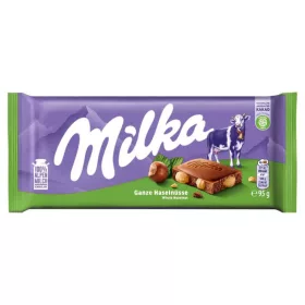 MILKA TÁBLÁS CSOKOLÁDÉ EGÉSZ MOGYORÓS 95G
