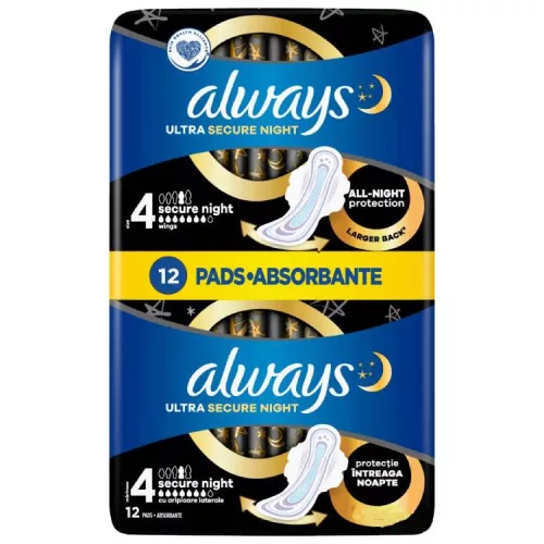 ALWAYS ULTRA EGÉSZSÉGÜGYI BETÉT EXTRA NIGHT DUO 12DB