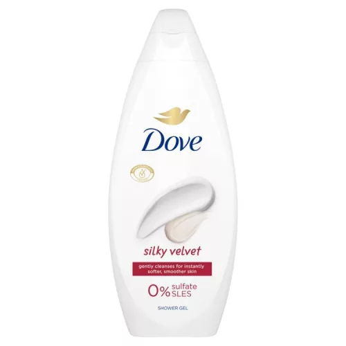 DOVE TUSFÜRDŐ SILKY VELVET 250ML