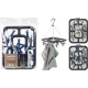 RUHASZÁRÍTÓ SZÖGLETES 18CSIPESZES 836204720 1DB
