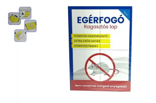 EGÉR-ROVARFOGÓ RAGASZTÓS LAP KICSI 17X12,5CM 1DB