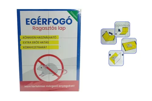 EGÉR-ROVARFOGÓ RAGASZTÓS LAP KÖZEPES 21X16CM 1DB