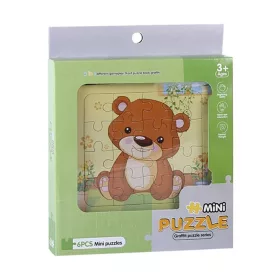 MINI PUZZLE KÉSZLET 6DB 17X20CM KR9101 1CS