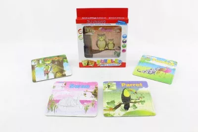 PUZZLE KÉSZLET 6DB ÁLLATOS 16,5X17CM KR9380 1CS